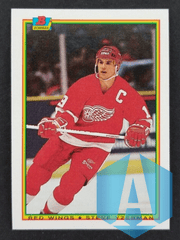 1990-91 Bowman #233 Steve Yzerman Red Wings